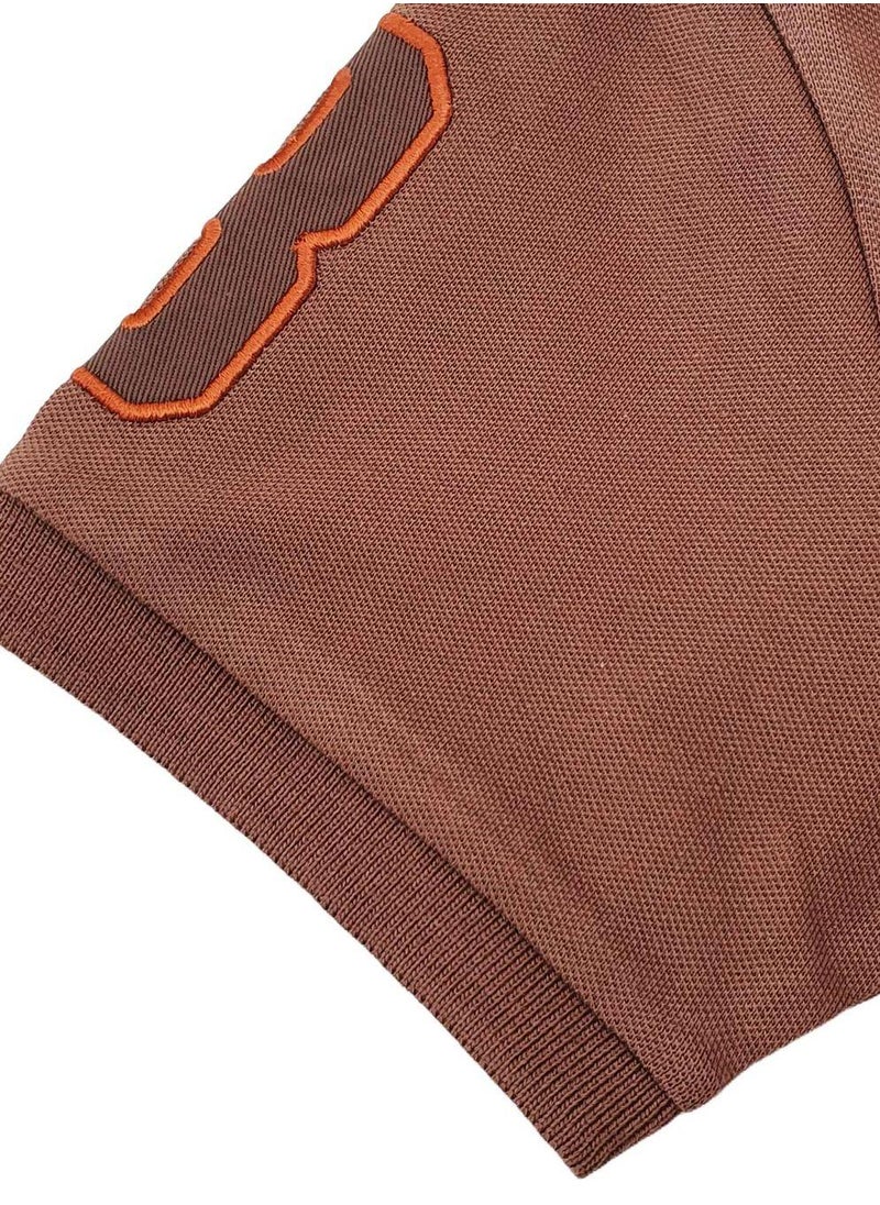 GIORDANO Junior Embroidery Short Sleeve Bold Polo  - Image 4