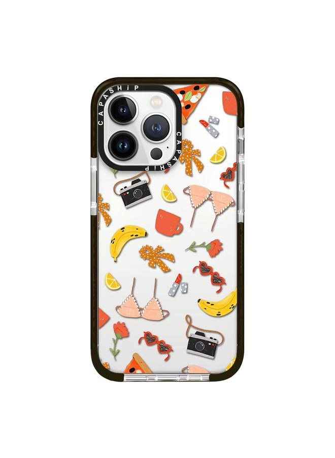 S-TOP Case For iPhone 13 Pro Simple Illustration Pattern Full Coverage Phone Case - Image 1