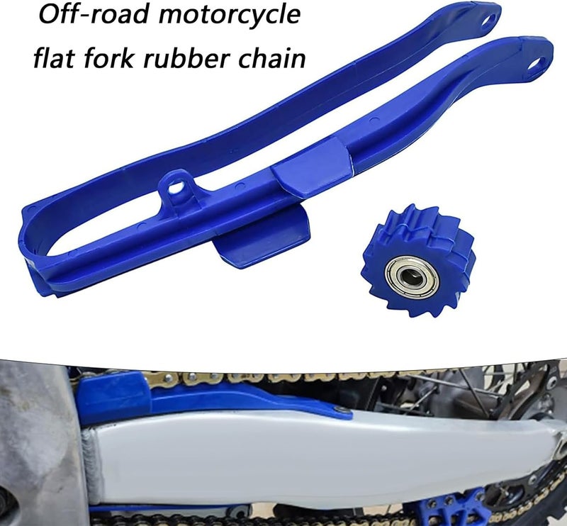 Motorcycle Chain Guide and Slider Set for Off Road Bikes 250F 450F Models 2007 2023 ABS Construction Quick Install Chain Protector - Image 2