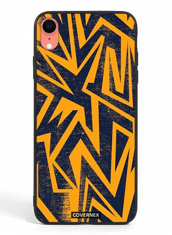 Covernex Apple iPhone XR Protective Case Cover Printed Featuring Urban Lightning Geometric Camo - Image 2