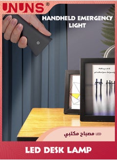 UNUNS LED Table Lamps,Rechargeable LED Desk Lamp With Magnetic,Cordless Desk Lights With USB Charging Port,3 Brightness Levels Eye-Caring Reading Lamp Removable Wall Lamp For Home Office Study  - Image 3