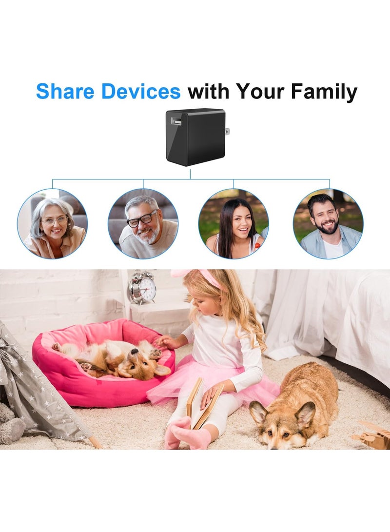 MUNTAQI Mini WiFi Camera 1080P HD – Wireless Hidden Nanny Cam with Night Vision, Motion Detection, App Remote View – Small Indoor Surveillance Camera for Home, Office, Baby, Pets, Security - Image 5