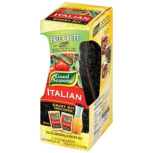 Good Seasons Salad Dressing and Recipe Mix With Cruet, Italian, 2 Count (Pack of 1) - Image 2