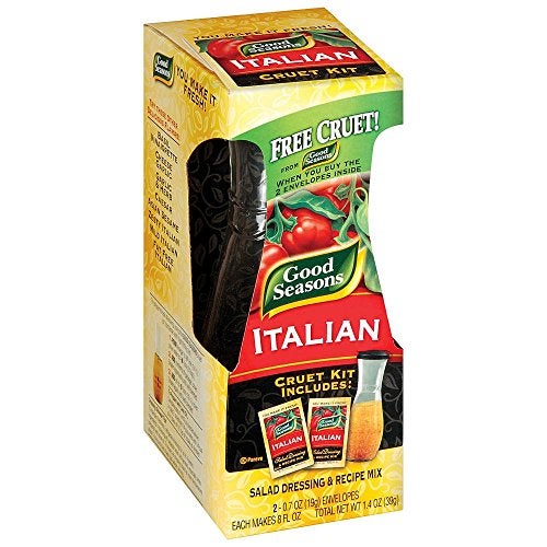 Good Seasons Salad Dressing and Recipe Mix With Cruet, Italian, 2 Count (Pack of 1) - Image 3