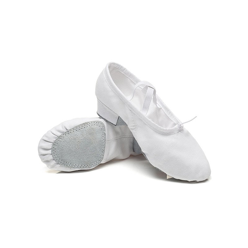 Dance shoes women''s soft bottom exercise shoes adult teacher shoes canvas with heel mid heel yoga shoes belly ethnic dance wholesale - Image 4