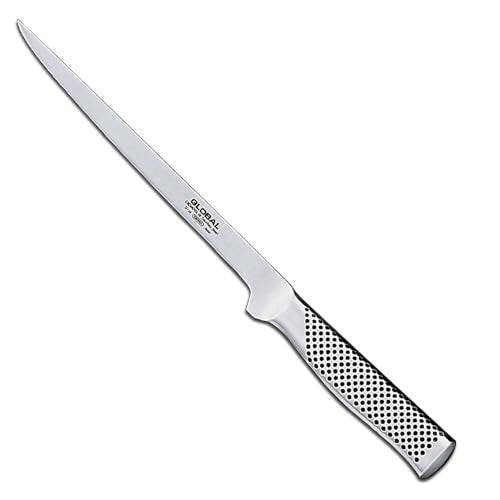 Global 8 inch Filet Knife - Lightweight Japanese Stainless Steel, Razor-Sharp Edge, Made in Japan, G-41 - Image 4