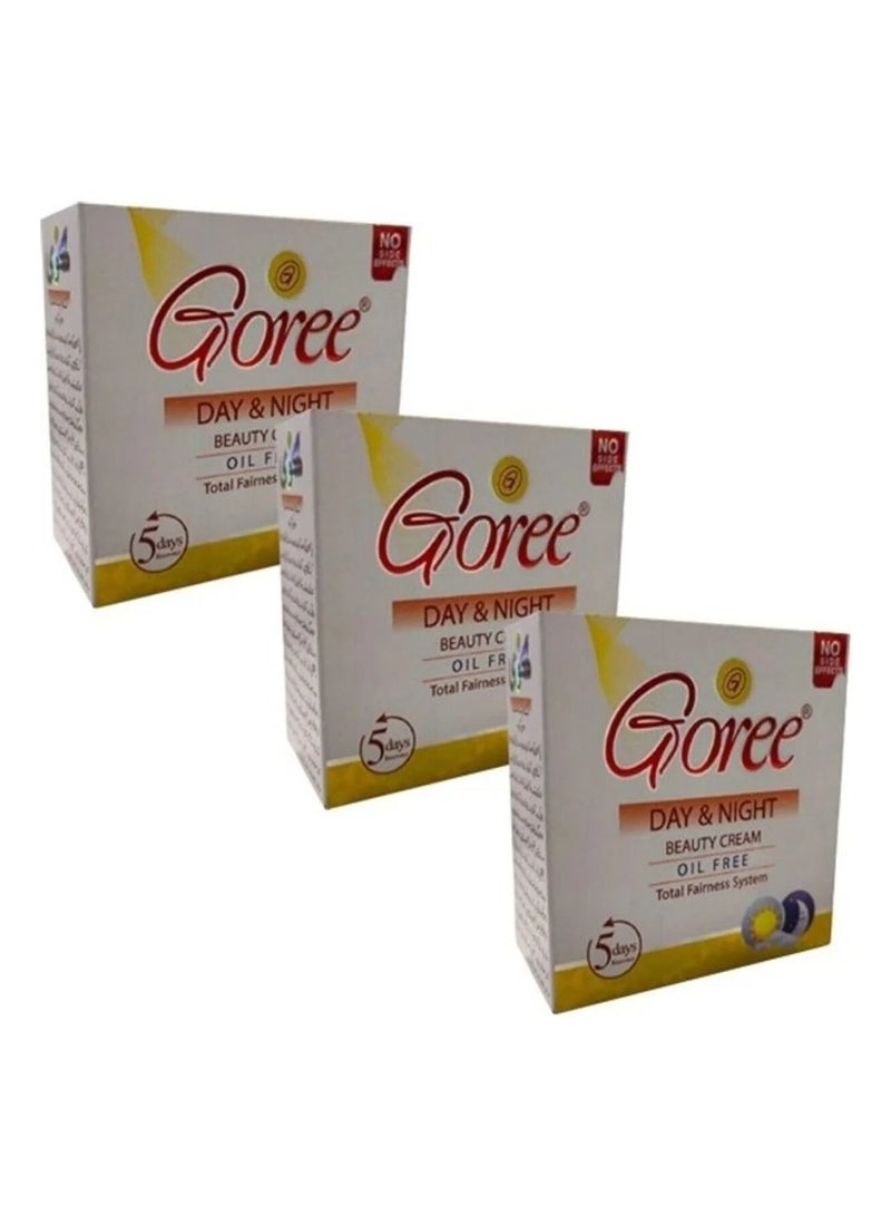 جوري كريم تفتيح البشرة النهاري والليلي من جوري | مرطب تفتيح البشرة خالٍ من الزيوت - 3 × 30 غرام - Image 1