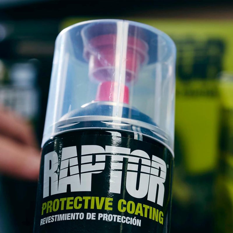 U-POl Raptor 2K Bedliner Aerosol - Protective Coating, Olive Green, 13.2 OZ - Image 2