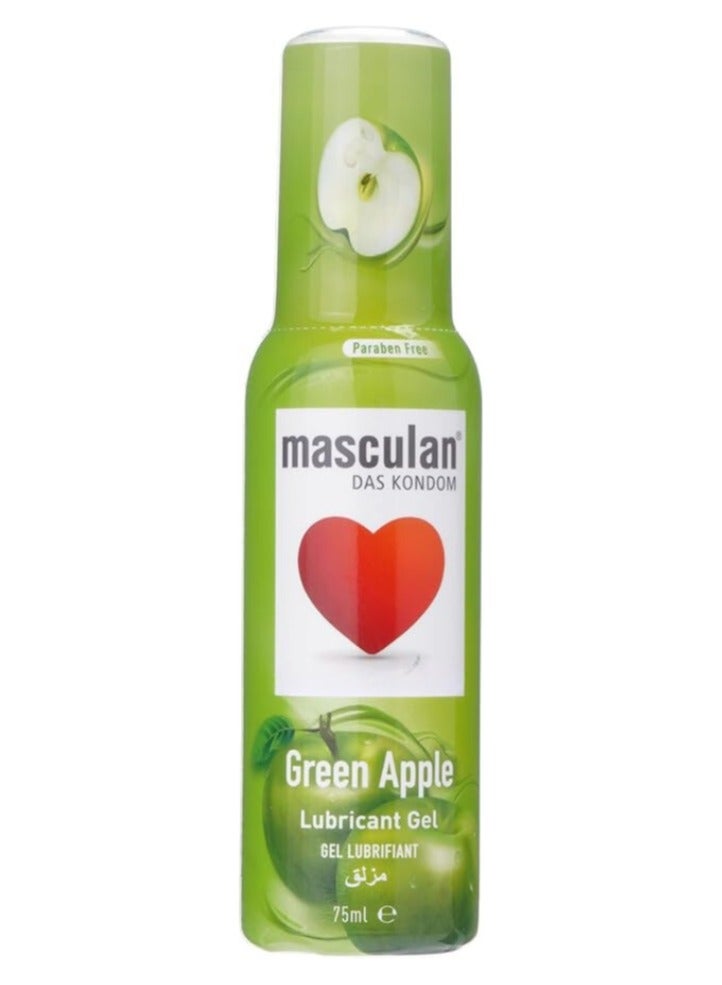 masculan Green Apple Lubricant Gel, 75 ml - Image 1