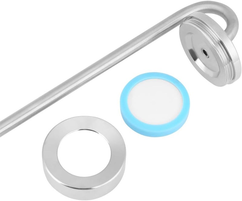 klarako CO2 Diffuser, Stainless Steel U-Shape Carbon Dioxide Atomiser +Small Atomizing Nozzle Aquarium Supply Accessories for Aquarium Plants Fish Tank(7.9" Diffuser) - Image 2