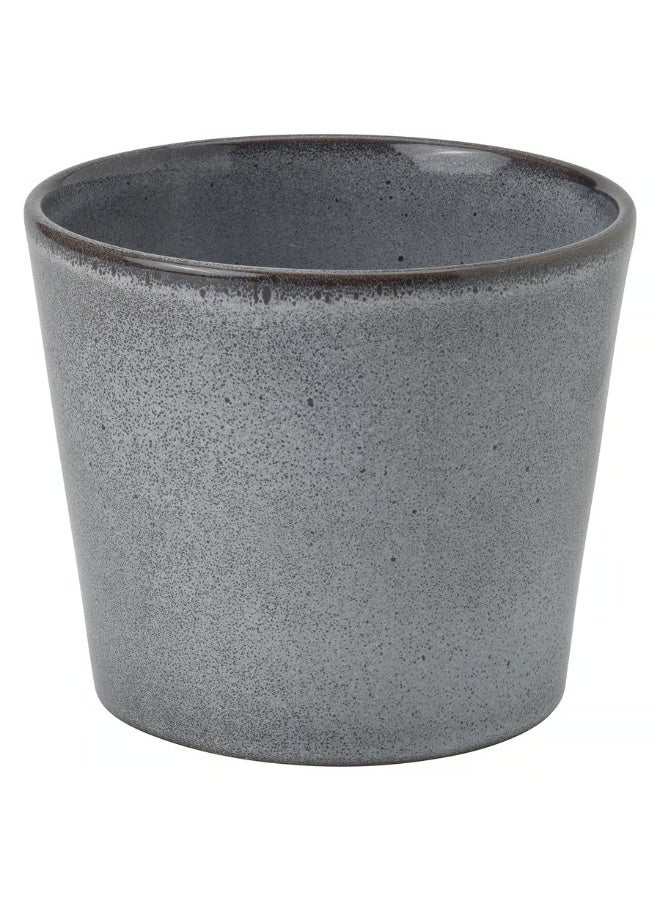 Grey Plant Pot – Indoor & Outdoor Decorative Flower Pot, Durable and Stylish, 9 cm Diameter - Image 1