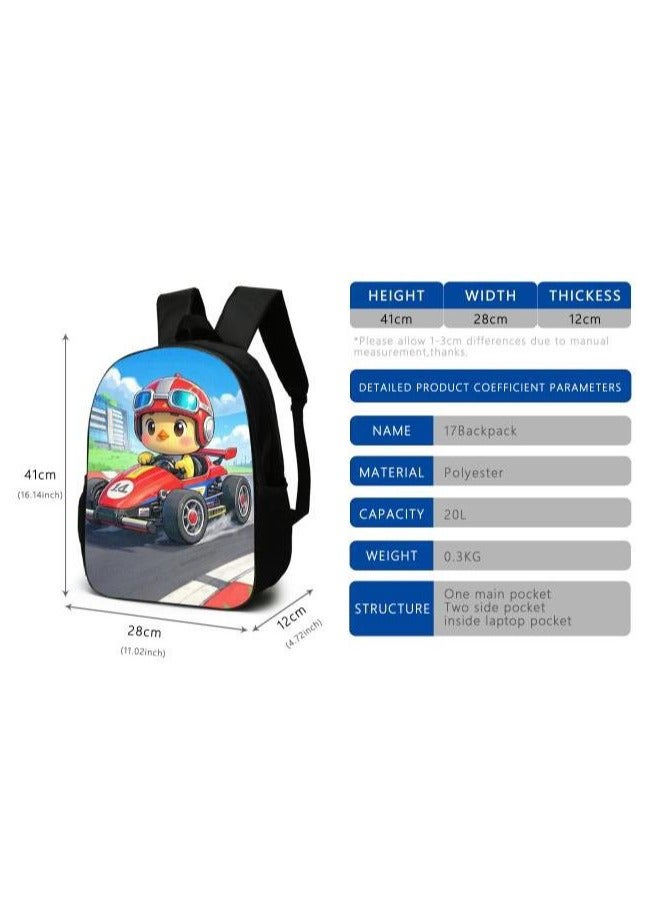Cartoon style universal three-piece schoolbag - 406  - Image 3