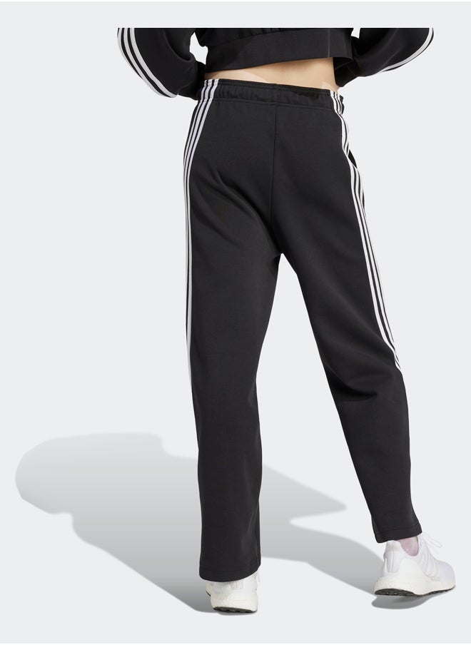 Adidas - Future Icons 3-Stripes Open Hem Joggers - Image 1
