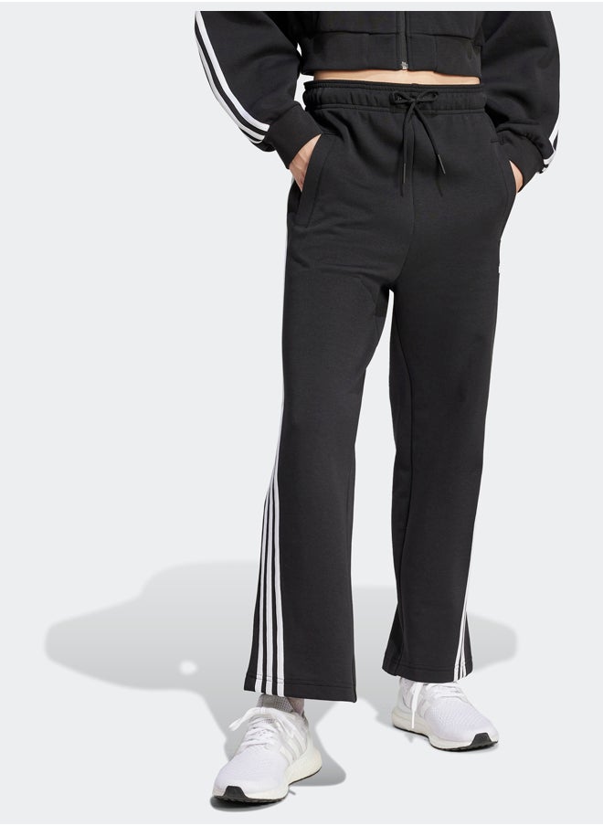 Adidas - Future Icons 3-Stripes Open Hem Joggers - Image 1