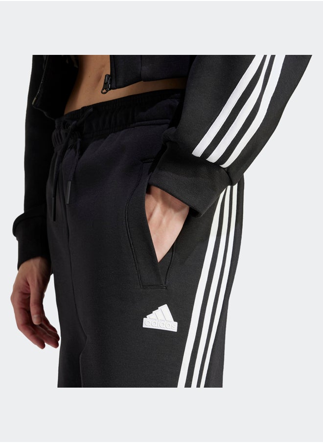 Adidas - Future Icons 3-Stripes Open Hem Joggers - Image 1