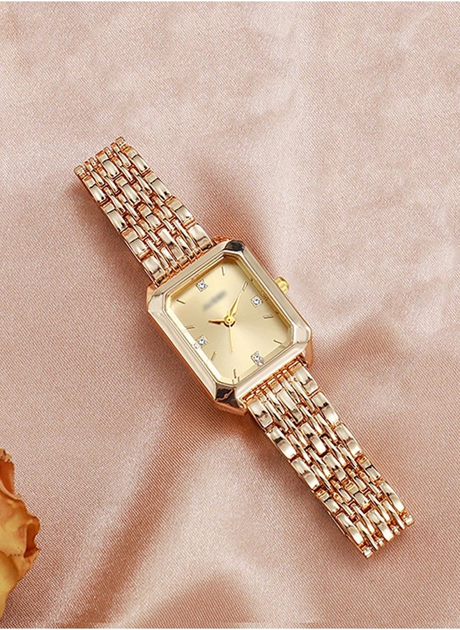 Ladies Watch Set,High End Ladies Watch Set,With Multi-Layer Necklace, Sweater Chain，Bracelet, Earrings, Ring, Suitable For Daily Use,Gatherings, Dates, And Events