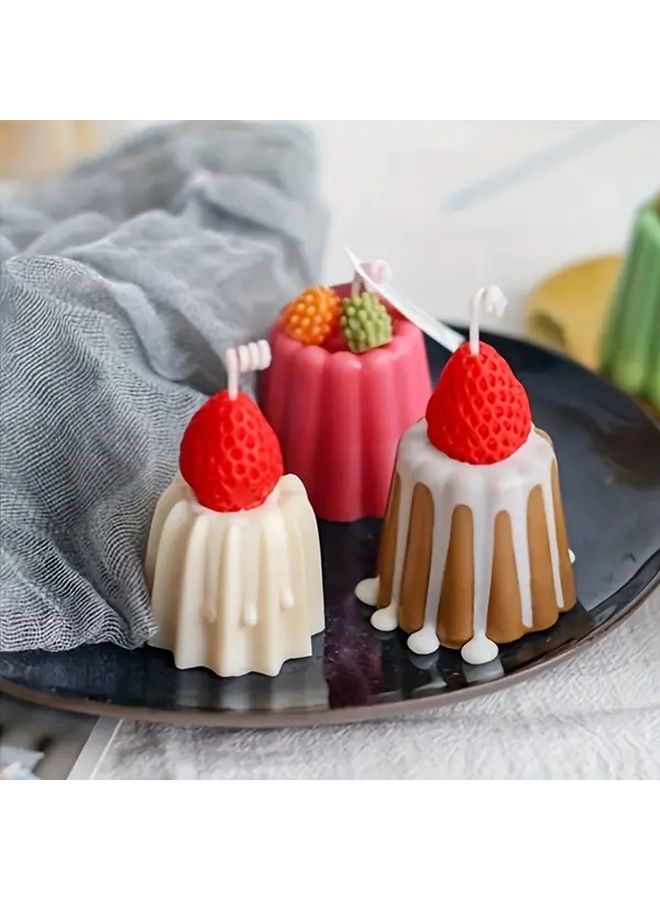 2pcs Silicone Baking Mold For Cake Pudding Ice Cream Jelly Candy Non Stick Oven Safe Kitchen Tool For Baking - Image 3