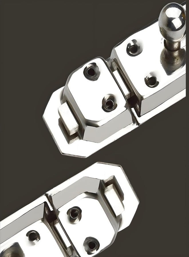 MEDBUDDY® Heavy Duty 4 Inch Steel Door Security Latch Lock with Screws | Tower Bolt| Baby Latch for Home, Bathroom, Cupboard,Kitchen & Office (Pack of 4 Pcs with Screw) - Image 5