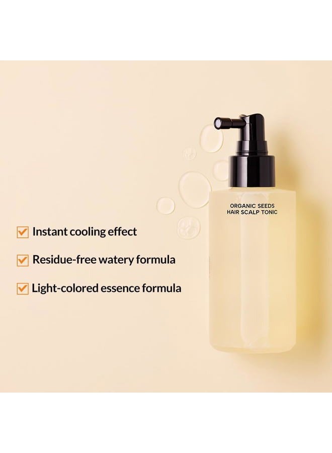 Whamisa Organic Seeds Hair Scalp Tonic - Fermented Postbiotic Formula for Refreshed, Chilled Scalp, Conditions, Promotes Hair Growth, Relieves Dryness (165 ml) - Image 3
