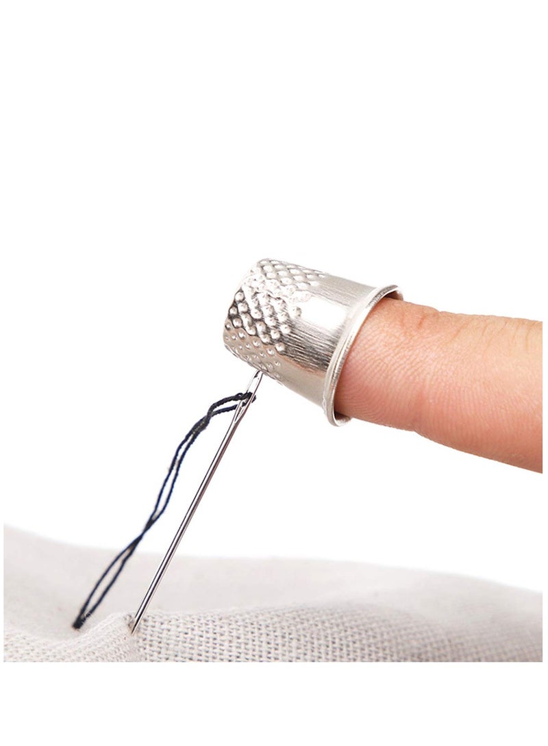 سيوسي 15 PCS Sewing Thimble Finger Thimble Metal Sewing Protector for DIY Crafts - Image 3