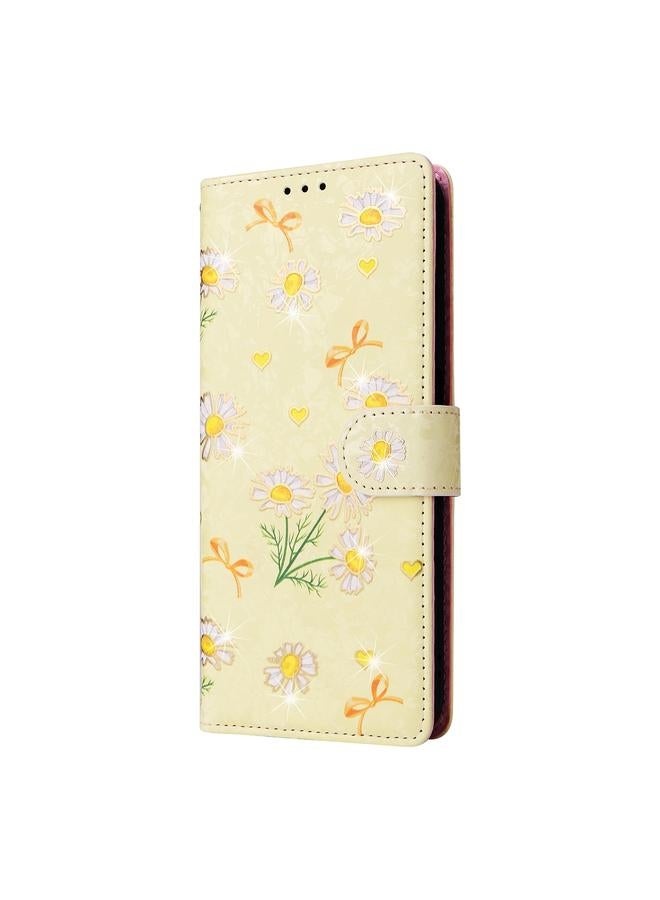 S-TOP Case For Samsung Galaxy A05s Bronzing Painting RFID Leather Case - Image 2