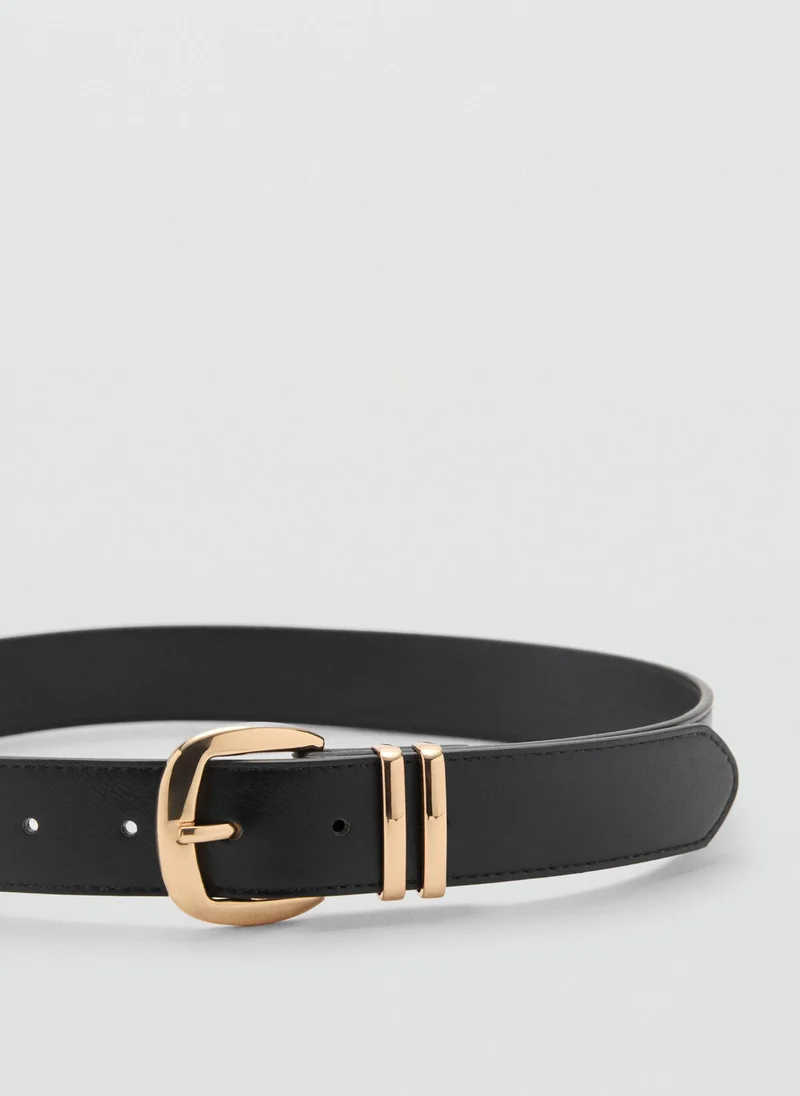 مانجو Metal Buckle Allocated Hole Belt