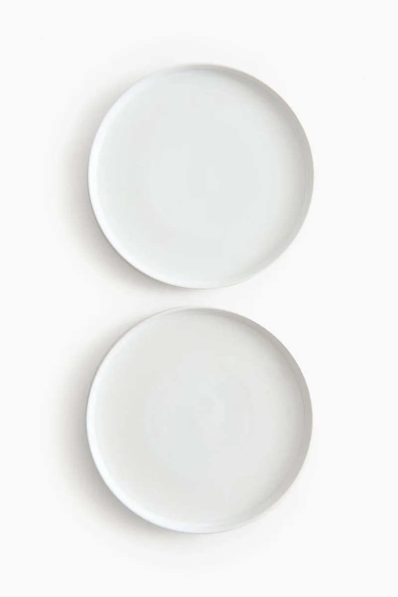 H&M 2-pack stoneware dinner plates