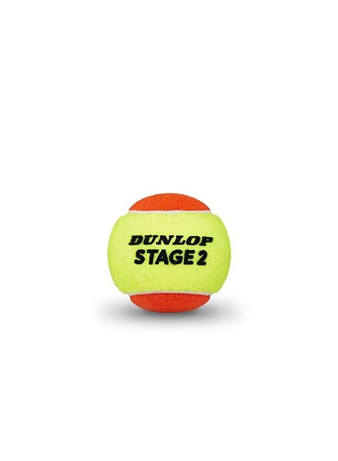 DUNLOP 3-Piece Tennis Ball Stage 2 Orange  - Image 3