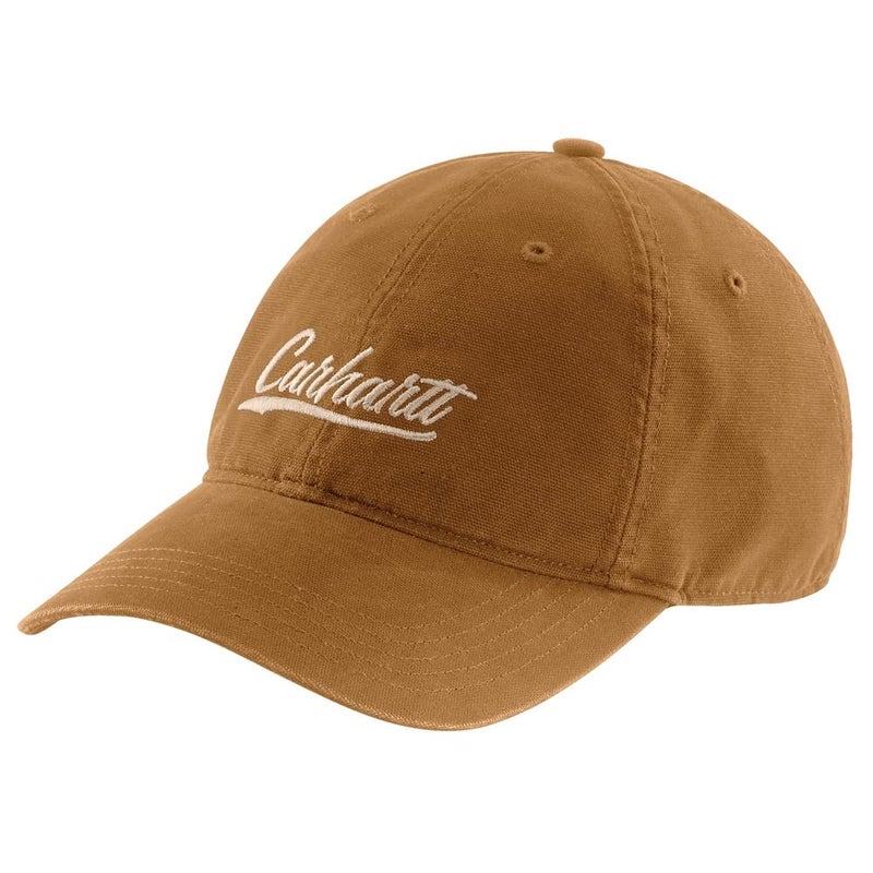 carhartt Canvas Script Graphic Cap Carhartt Brown - Image 2