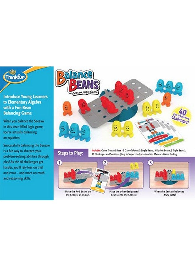 thinkfun Balance Beans Math Game Engaging Pre Algebra Puzzle For Kids Enhances Logical Reasoning & Critical Thinking Award Winning Educational Toy For Ages 5 And Up - Image 4