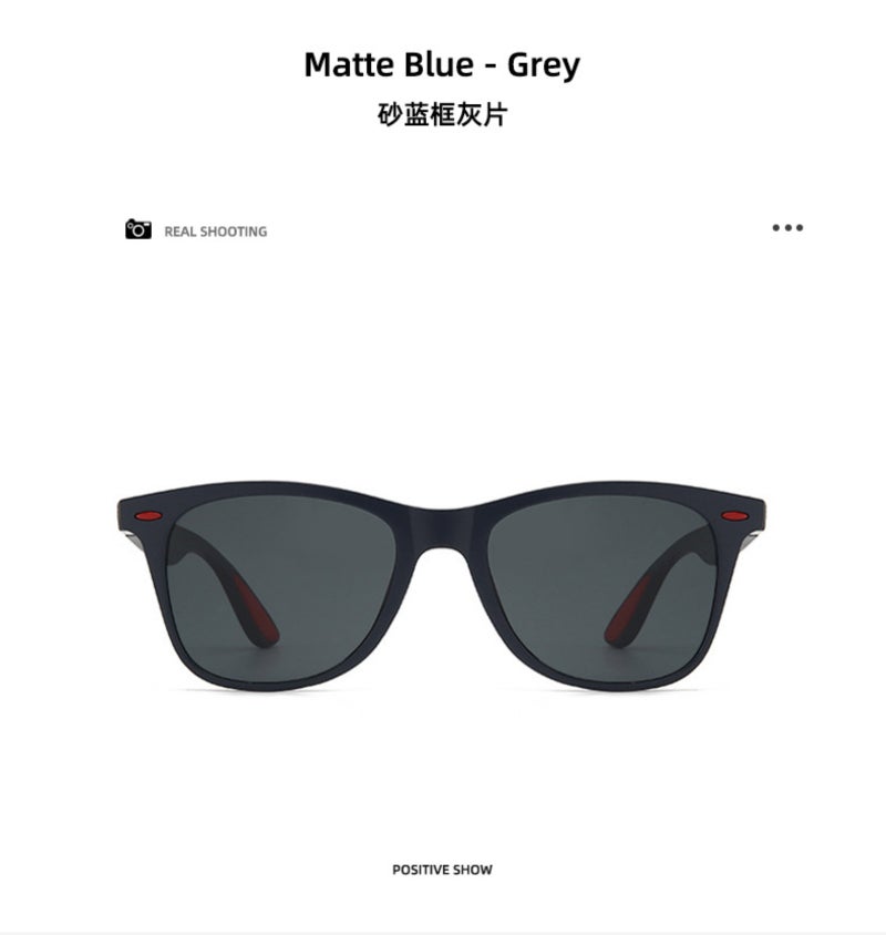 Men's classic sunglasses for fashion and leisure, suitable for driving, with polarized lenses to protect against UV rays and sun glare, ideal for sports. - Image 2
