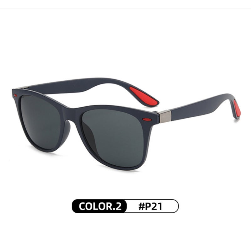 Men's classic sunglasses for fashion and leisure, suitable for driving, with polarized lenses to protect against UV rays and sun glare, ideal for sports. - Image 1