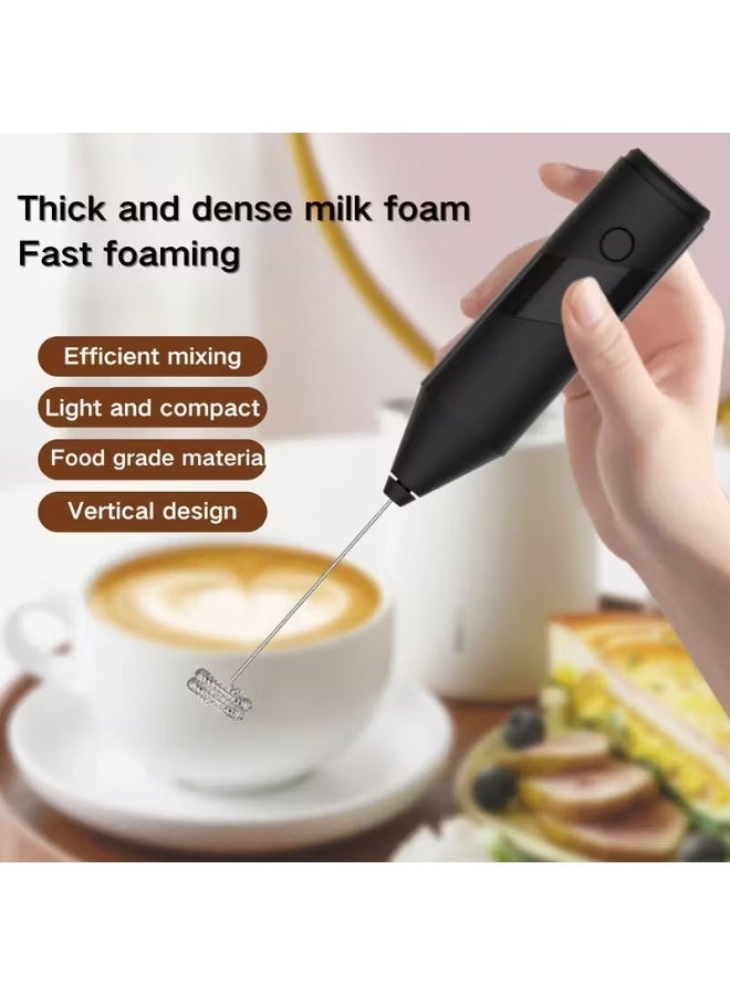 Goolsky 1-Pack Handheld Electric Mixer - Electric Milk Frother, Egg Beater, Coffee/Latte/Cappuccino Frother, Matcha Blender, Kitchen Gadgets - Image 5