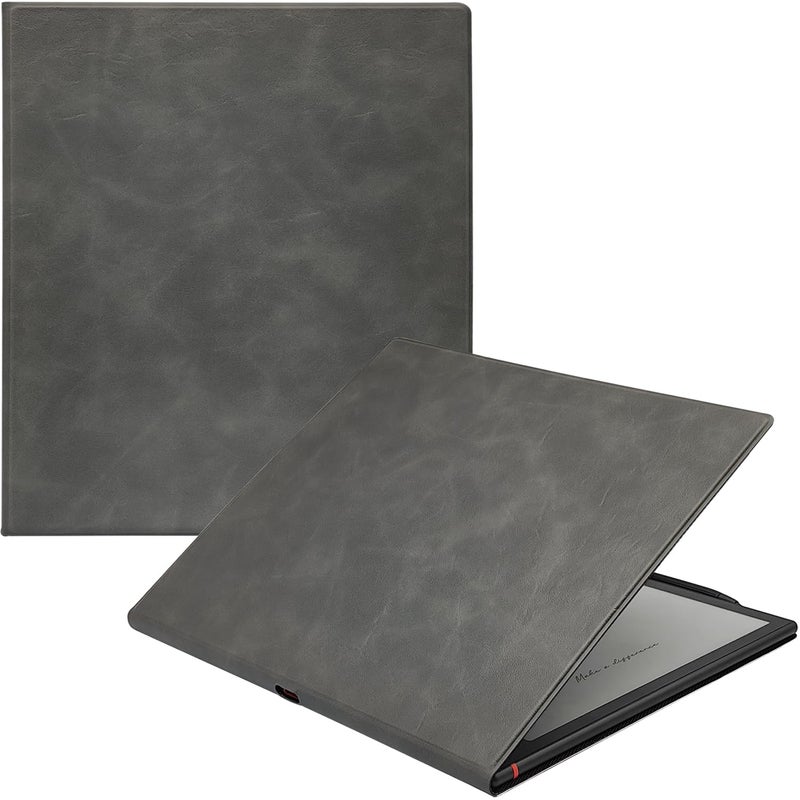 GOVTVA Magnetic Stand Case for Onyx Boox Note Air 5 CNote Air 4 CNote Air 3 C 202520242023 Released UltraThin Lightweight Leather Cover with Auto SleepWake Magnetic Closure Gray - Image 2