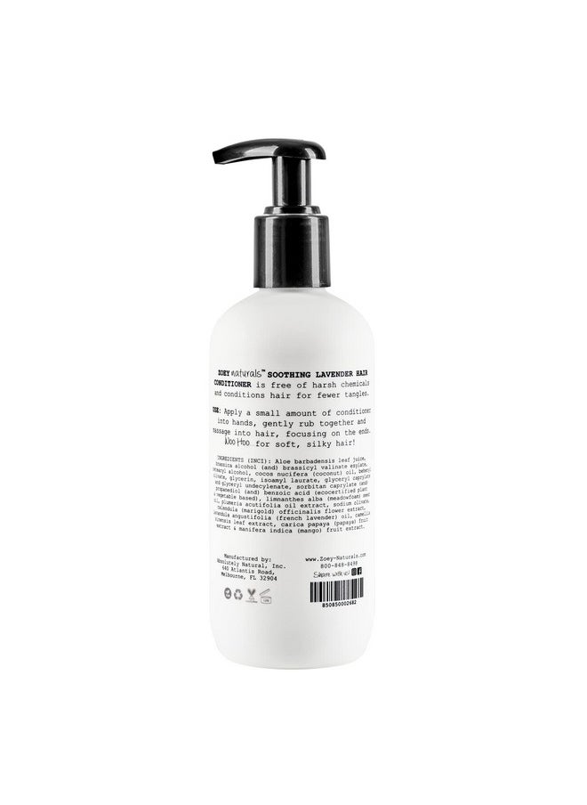 Absolutely Natural Zoey Naturals Soothing Lavender Hair Conditioner For Kids Tearfree Hypoallergenic Parabenfree Cruelty Free Made In Usa  - Image 3