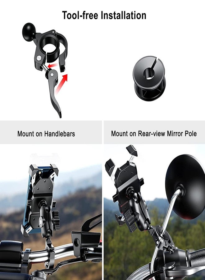 iMESTOU 1" Ram Ball Base Aluminum 1 inch Handlebar Ball Adapter Tool-free Installing Fit for Ram/iMESTOU Bike Phone Mounts (1) - Image 5