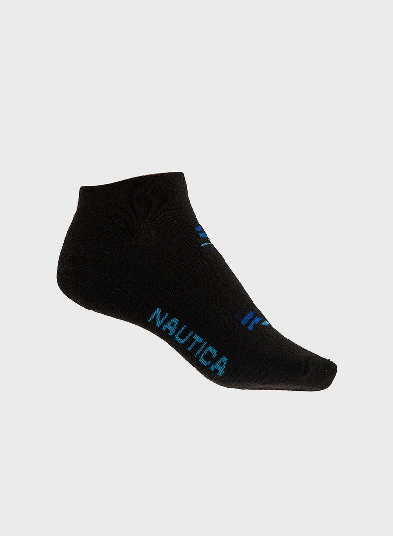 NAUTICA 6 Pack Athletic Low Cut Socks