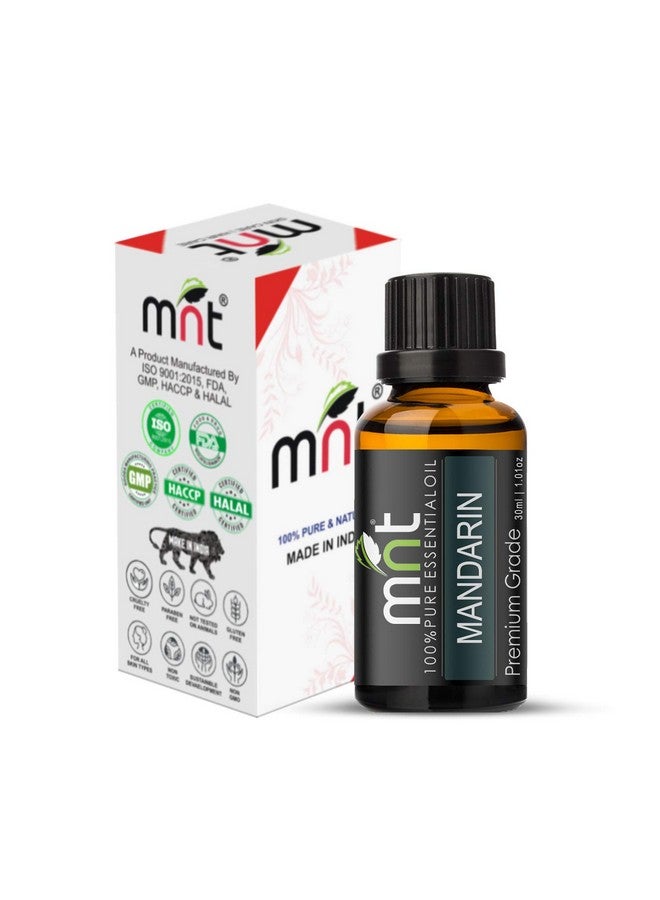 MNT Mandarin Essential Oil 100% Pure Natural & Therapeutic Grade For Aromatherapy Skin Acne & Hair Growth (30Ml) - Image 2