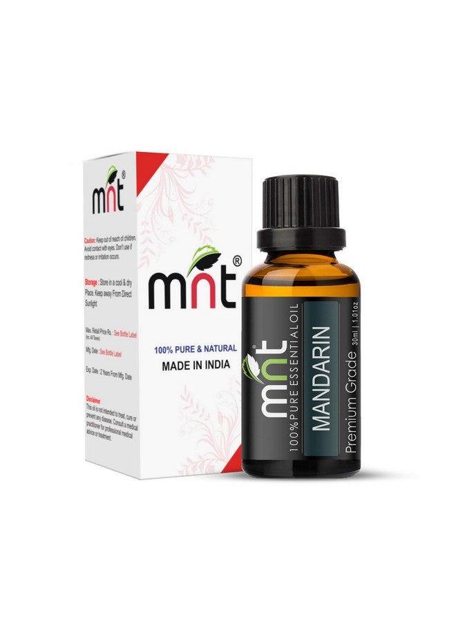 MNT Mandarin Essential Oil 100% Pure Natural & Therapeutic Grade For Aromatherapy Skin Acne & Hair Growth (30Ml) - Image 1