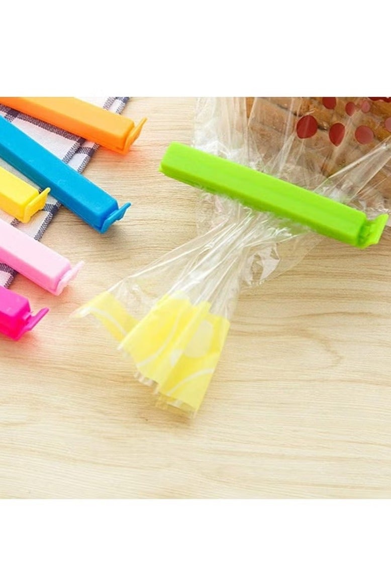 Hoasis 30 PCS Plastic Chip Clips for Food Packages, Curved Design Sealing Bag Clips for Food, Kitchen and Home, Assorted Size Plastic Bag Sealing Clips for Snack Coffee Potato Chip Food Storage Bag - Image 2