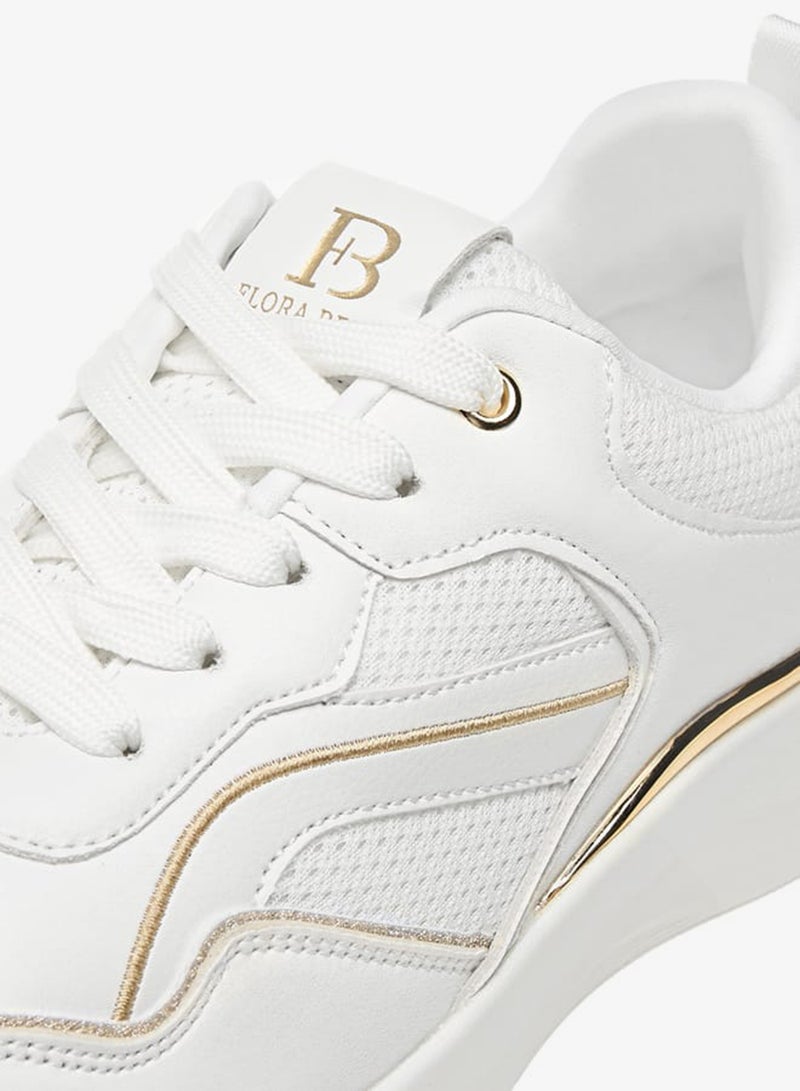 فلورا بيلا من شو إكسبرس سنيكرز نسائي بكاحل مزين بأربطة - Image 3