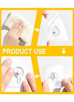 Generic Picture Hangers, 18pcs Self Adhesive Picture Hangers Hooks Waterproof Adhesive Wall Hooks Wall Picture Hanger Heavy Duty Wall Hangers Without Nails for Hanging for Home Kitchen Bathroom Office  - Image 3