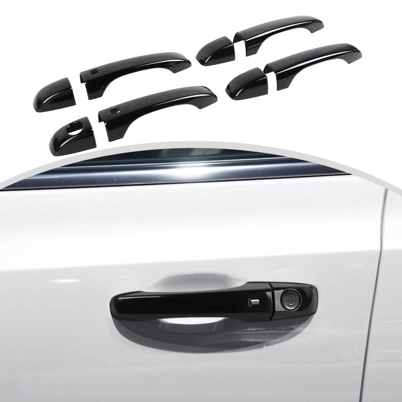 CheroCar Door Handle Cover Trim Exterior Accessories for Chrysler 300300C 20112023Black