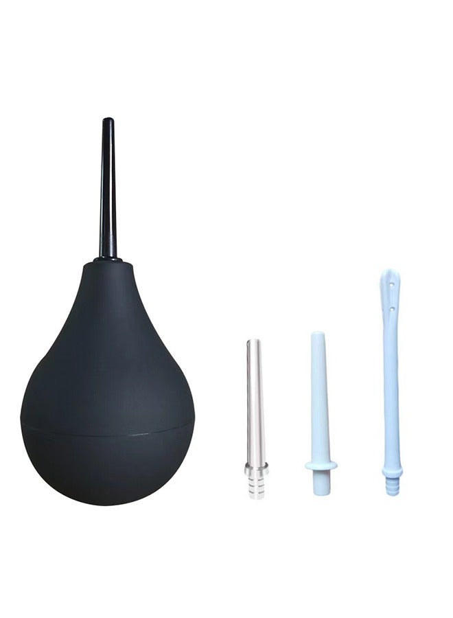 Realfrog 224ml Enema Bulb Kit Douche Cleaner Enema Kit for Women Men with 3 Replaceable Nozzles  - Image 1