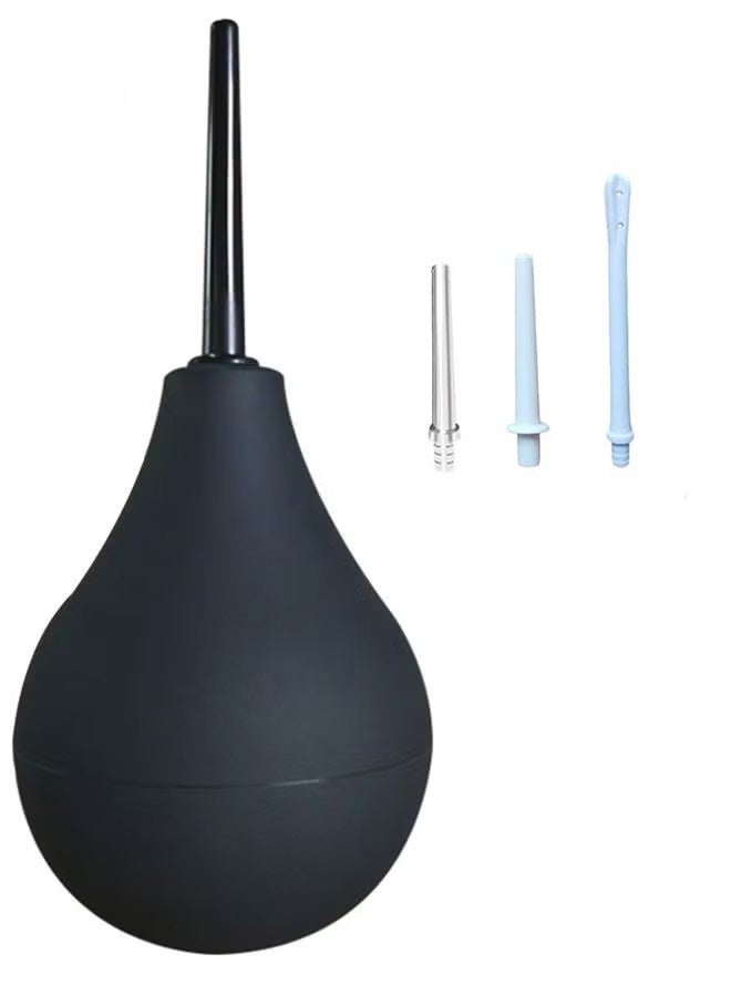 Realfrog 224ml Enema Bulb Kit Douche Cleaner Enema Kit for Women Men with 3 Replaceable Nozzles - Image 1