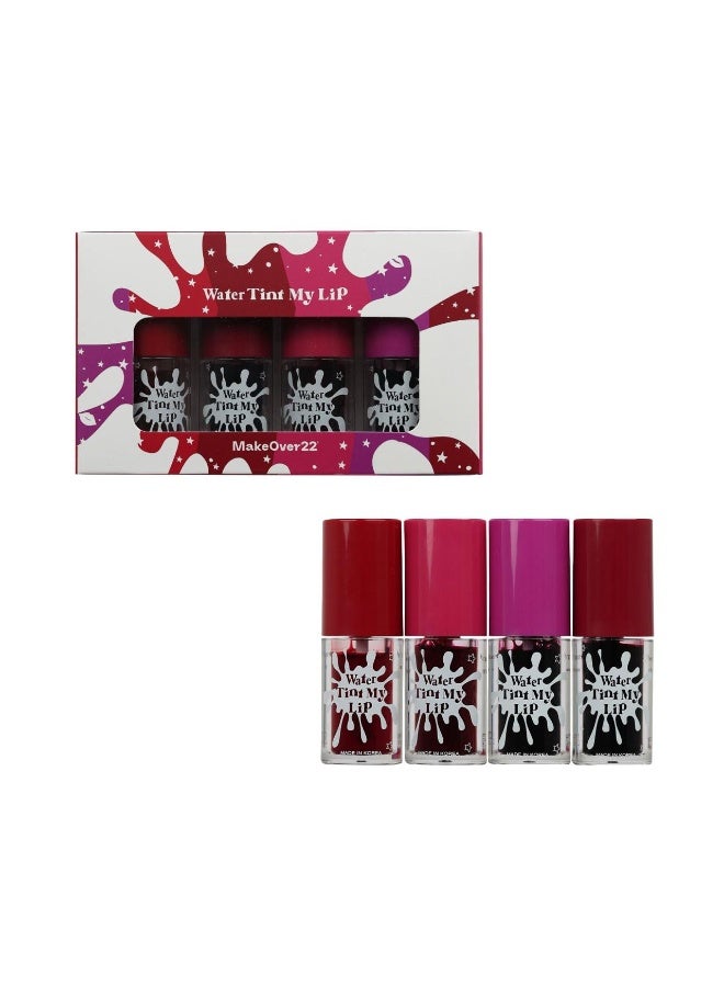 Makeover 22 MakeOver22 Water Tint My Lip Cheek and Lips Set 4 Tints - Image 2