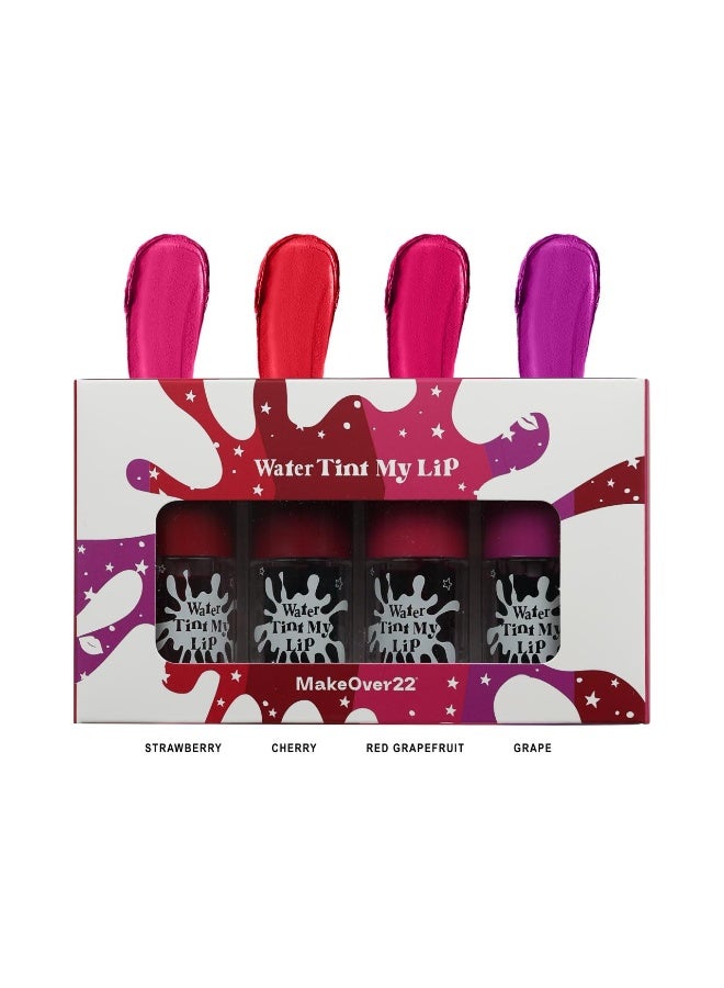 Makeover 22 MakeOver22 Water Tint My Lip Cheek and Lips Set 4 Tints - Image 3