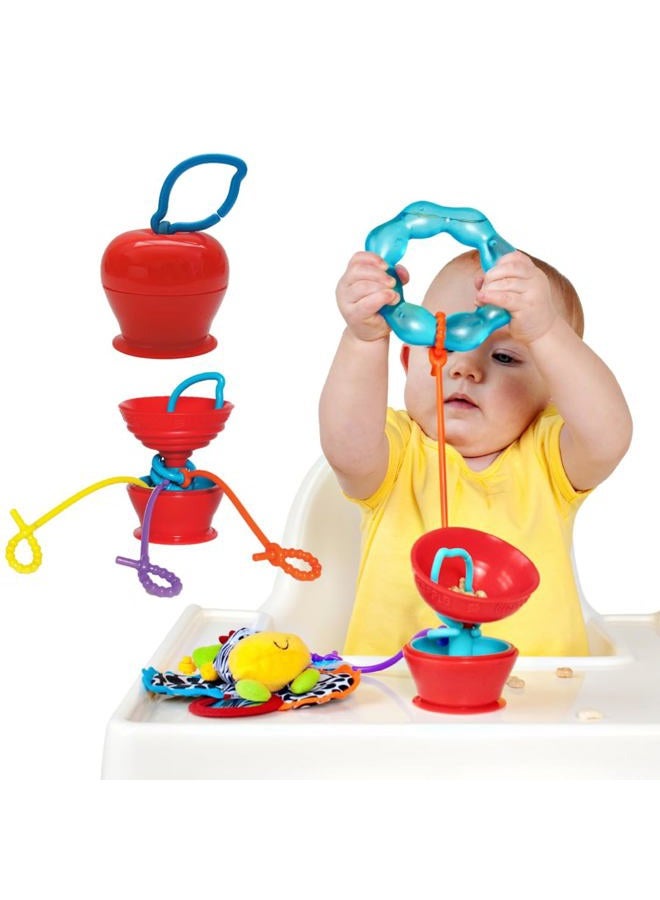 Grapple , Suction Cup Toys Holder for High Chair , Stroller and Teething Toys for Babies 6-12 Months. One of Your Baby Must Haves!  - Image 1