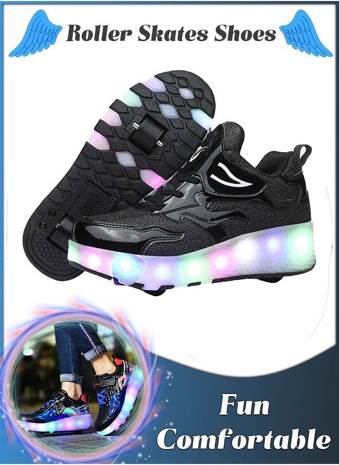 Arabest - LED Flash Light Fashion Shiny Sneaker Skate Shoes With Wheels And Lightning Sole - Image 1