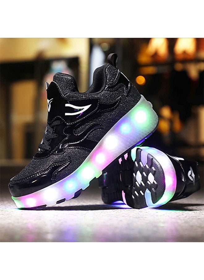 Arabest - LED Flash Light Fashion Shiny Sneaker Skate Shoes With Wheels And Lightning Sole - Image 1